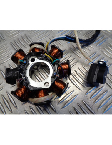 stator 8 Poles chinois125 gy6 152qmi exterieur 88mm - intérieur 28.9mm - entraxe