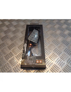 retroviseur droit stage6 noir type f1 universel adaptable m8 scooter moto