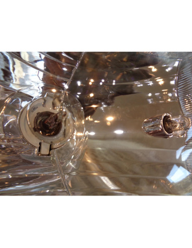 plaque phare tete fourche style ktm blanc universel adaptable moto enduro trail