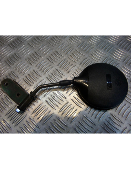 retroviseur reversible noir a pince pour pare brise universel adaptable scooter