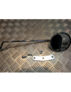 retroviseur droit diam 10 chrome scooter vespa 50 90 100 125 150 175 200 px gs r
