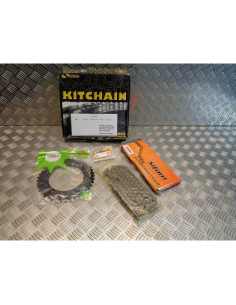 kit chaine axring moto honda nx 250 j 1988 - 94 pignon 13 x couronne 41 dents ch