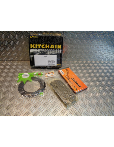 kit chaine axring moto honda nx 250 j 1988 - 94 pignon 13 x couronne 41 dents ch