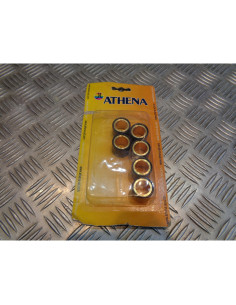 6 galets variateur ATHENA 25 X 22,2 mm 30 gr scooter 500 aprilia atlantic scarab