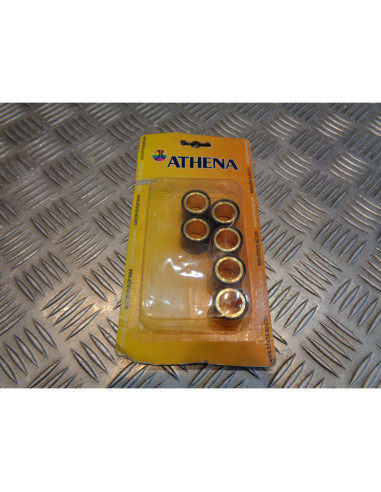 6 galets variateur ATHENA 25 X 22,2 mm 30 gr scooter 500 aprilia atlantic scarab
