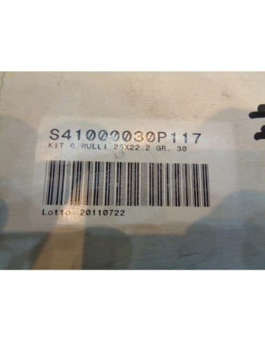 6 galets variateur ATHENA 25 X 22,2 mm 30 gr scooter 500 aprilia atlantic scarab