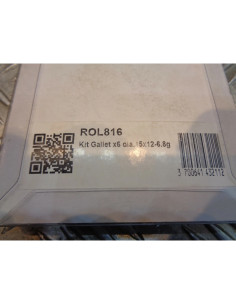 6 galets variateur SIFAM 15 X 12 mm - 6,8 gr scooter mbk 50 booster nitro next r 2