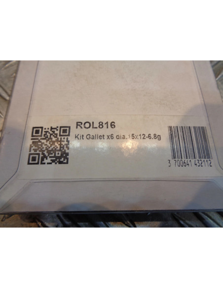 6 galets variateur SIFAM 15 X 12 mm - 6,8 gr scooter mbk 50 booster nitro next r