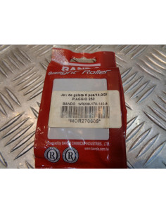 6 galets variateur BANDO 20.9 X 17 mm - 14 gr scooter aprilia 250 atlantic scara 2