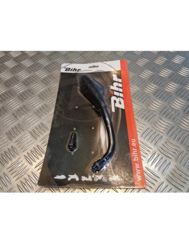 retroviseur droit vparts noir tuning m10x125 universel adaptable moto scooter qu