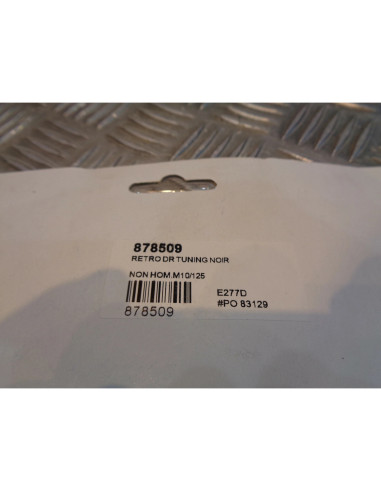 retroviseur droit vparts noir tuning m10x125 universel adaptable moto scooter qu