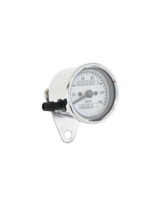 compteur vitesse chrome 140 kms/h mecanique universel adaptable scooter moto qua