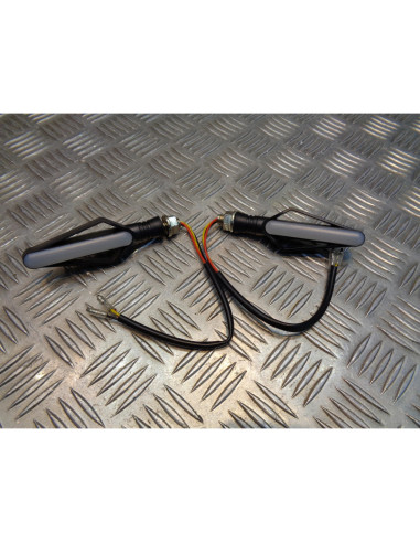 2 x clignotant 24 led orange et feu stop rouge integre moto scooter quad ...