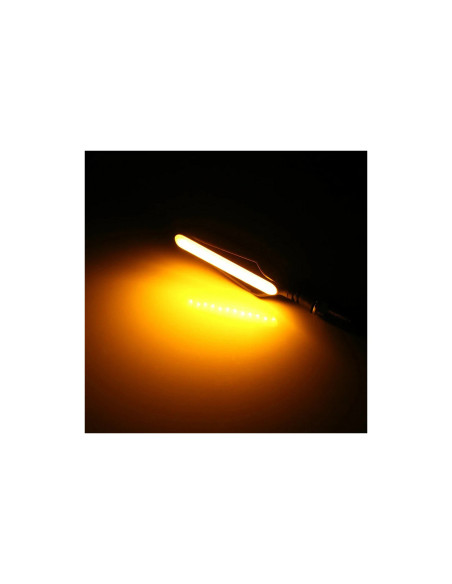 2 x clignotant 24 led orange et feu stop rouge integre moto scooter quad ...