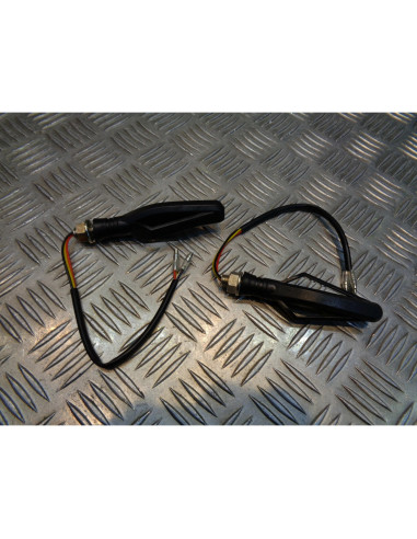 2 x clignotant 24 led orange et feu stop rouge integre moto scooter quad ...