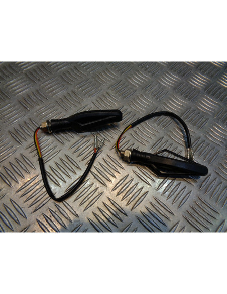 2 x clignotant 24 led orange et feu stop rouge integre moto scooter quad ...