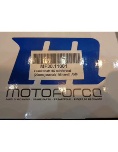 embiellage vilebrequin motoforce renforce soie 20mm moto mecaboite am6 rs rx rr