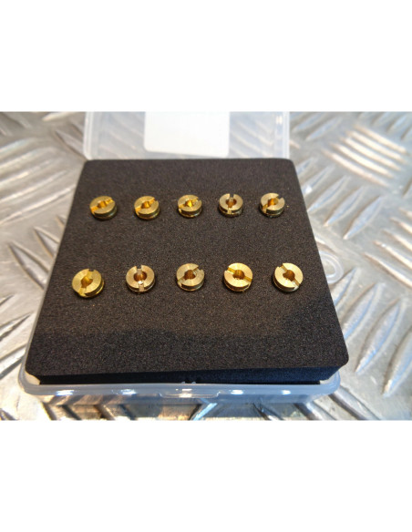 10 gicleur 5mm carburateur 4 temps gy6 139qmb n° 75 , 78 , 80 , 82 , 85 , 88 , 9