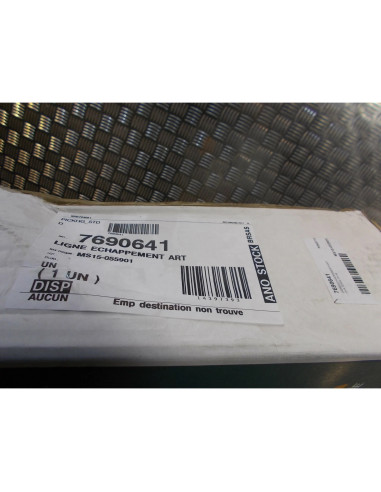 ligne pot echappement inox art b-p122 silencieux alu moto husqvarna fe 450 76906