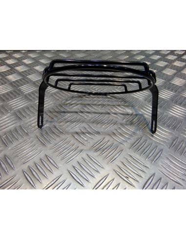 grille de phare metal noir universel moto bobber custom chopper cafe racer scram