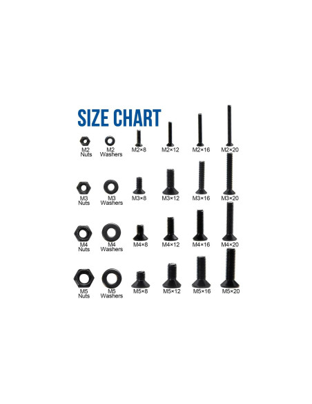 boite de 1060 vis rondelle ecrou btr 6 pans tete fraisee m2 m3 m4 m5 acier au ca