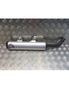 silencieux art tecnium alu pot echappement cross 2 temps moto husqvarna tc 250 2