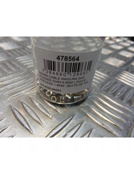 1 serre cable boule pour gaz accelerateur moto scooter diam 5,5 mm lg 6 mm perca