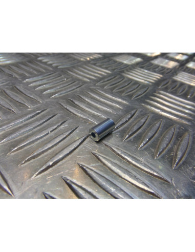 2 x embout butee arret gaine cable d 6,8 mm x lg 12 mm - perce 3 mm et alese 6 m