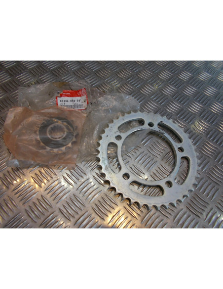 couronne + pignon transmission 06406-mbb-e01 moto honda vfr 1000 f 1998 - 2006