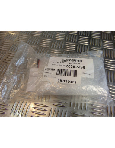montage scorpion cp431 tube pot silencieux moto suzuki gsx 1250 bandit Z039.SI96
