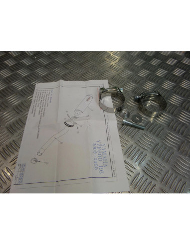 montage scorpion cp132 tube pot silencieux moto yamaha yzf 600 r6 Z039.YA68 col