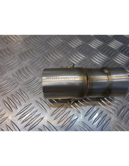 tube intermediaire raccord pot echappement origine sur silencieux crd moto ktm e