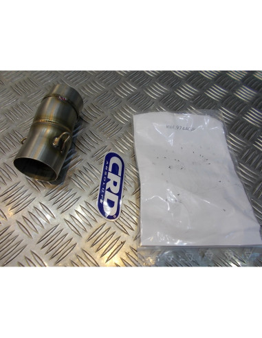 tube intermediaire raccord pot echappement origine sur silencieux crd moto ktm e