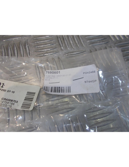 tube intermediaire raccord pot echappement origine sur silencieux crd moto ktm e