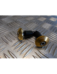 jeu embout or plat guidon diametre 22 mm moto scooter universel adaptable quad