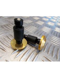 jeu embout or plat guidon diametre 22 mm moto scooter universel adaptable quad 2