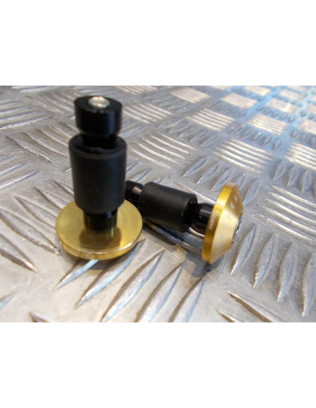 jeu embout or plat guidon diametre 22 mm moto scooter universel adaptable quad