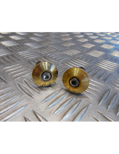 jeu embout or plat guidon diametre 22 mm moto scooter universel adaptable quad