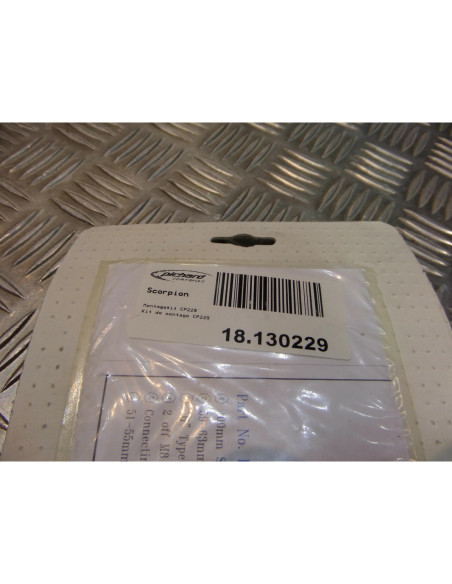 montage scorpion CP229 tube pot silencieux moto kawasaki z 750 Z039.KA71 collier