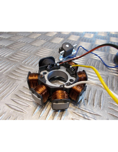 stator bobines allumage adaptable scooter mbk 50 booster ovetto nitro 6 poles 19