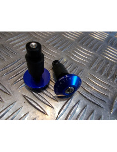 jeu embout bleu plat guidon diametre 22 mm moto scooter universel adaptable quad 2