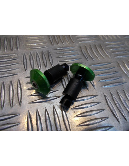 jeu embout vert plat guidon diametre 22 mm moto scooter universel adaptable quad