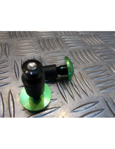 jeu embout vert plat guidon diametre 22 mm moto scooter universel adaptable quad