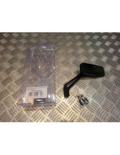 retroviseur droit alu noir mat str8 cnc style scooter moto quad diam 8 et 10 mm 2