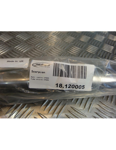 manchon tube droit CP005 silencieux scorpion moto honda cbr 1100 xx s blackbird