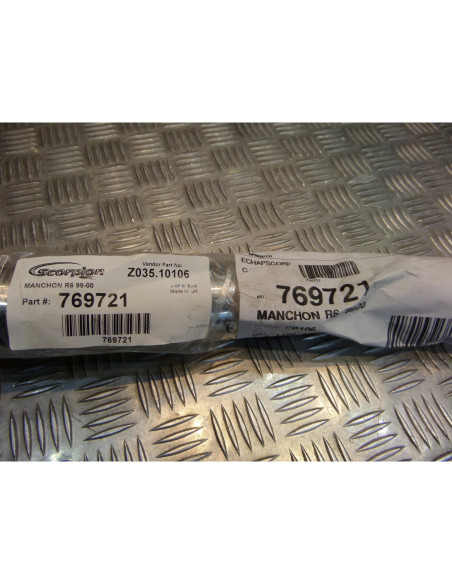 manchon tube CP106 silencieux scorpion moto yamaha yzf 600 r6 769721 raccord pot