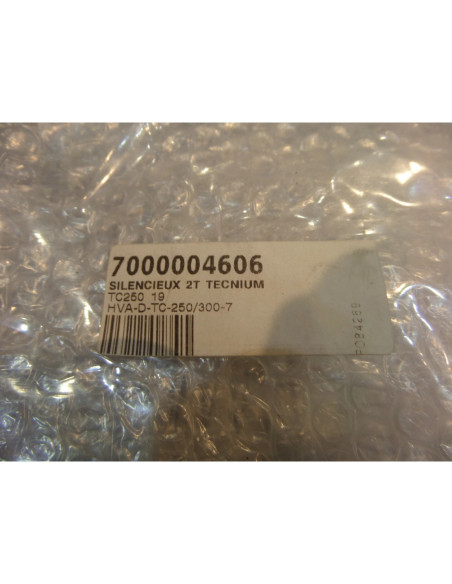 silencieux art tecnium alu pot echappement cross 2 temps moto husqvarna tc 250 2