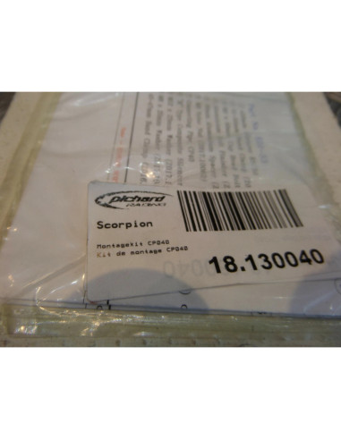 montage scorpion CP040 tube pot silencieux moto ducati 600 ss Z039.DI53 collier