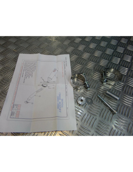 montage scorpion CP137 tube pot silencieux moto honda cb 600 hornet Z039.HA80 co