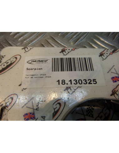 montage scorpion CP325 tube pot silencieux moto suzuki sv 650 Z039.SI84 collier